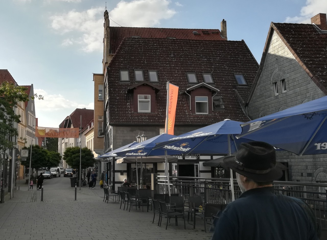 Der Stadtteil Radewig wirbt mit dem Muschelsymbol.