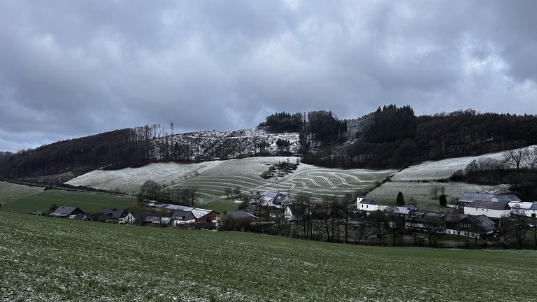 Eine Schneelandschaft erwartete uns im Sauerland (Riering/AKo)