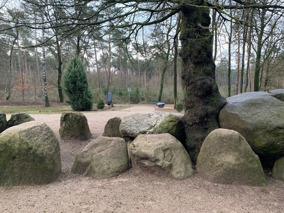 ... ebenso sind die Düwelsteene bei Heiden nun auch eine Station auf dem "Weg der großen Steine" (Foto: Maike Deelmann/Heiden).